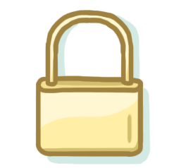 Padlock indicating privacy-first